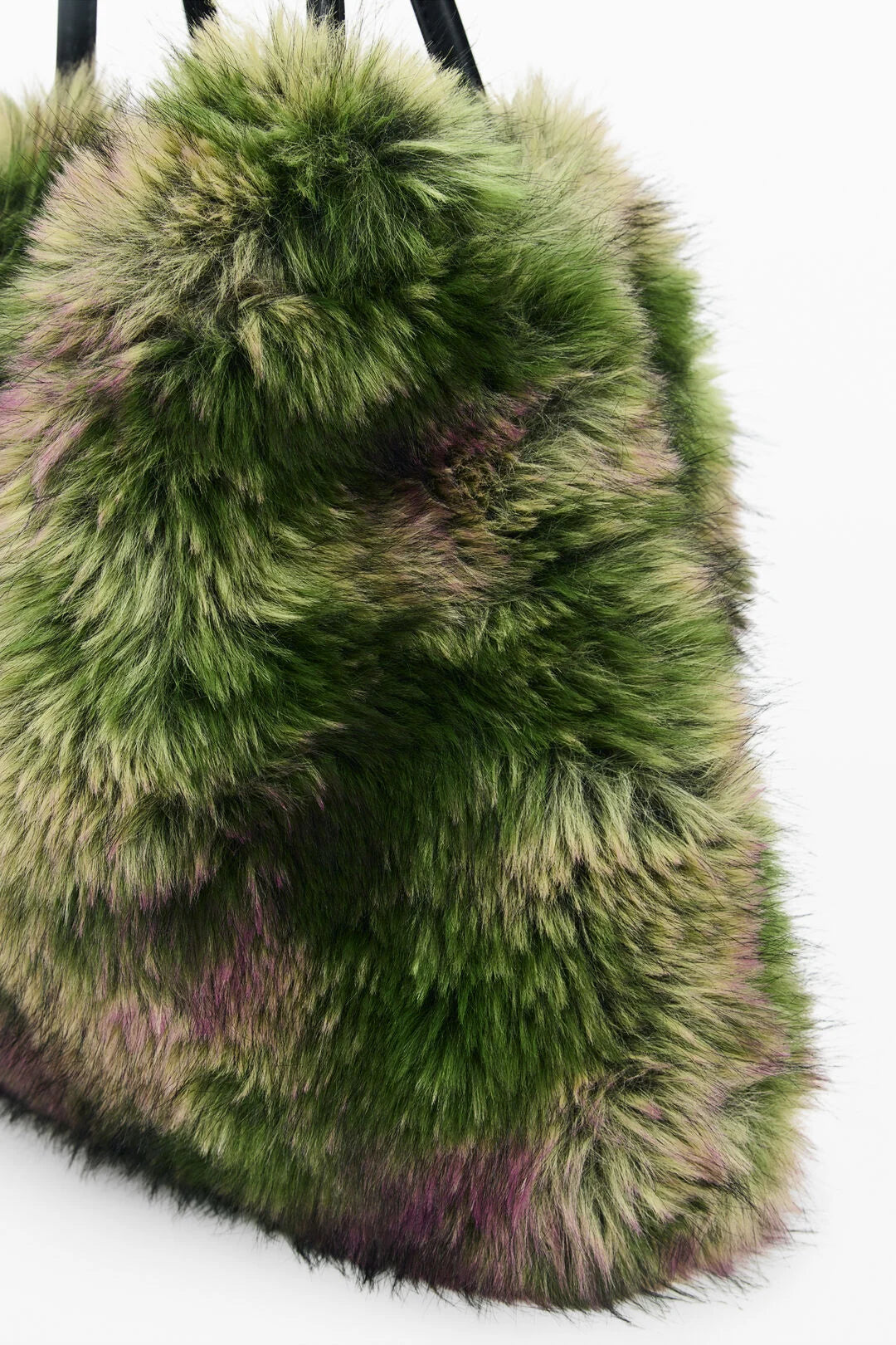 Desigual X Lacroix camouflage Faux Fur Bag