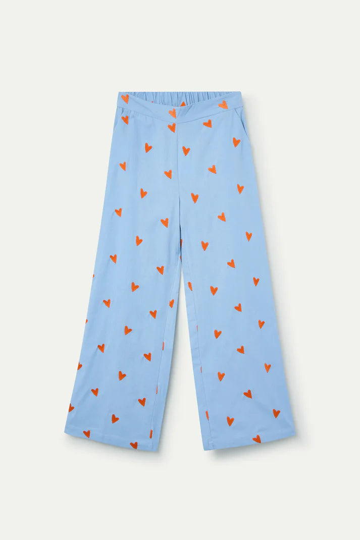 Compania Fantastică Heart Embroidered Trouser
