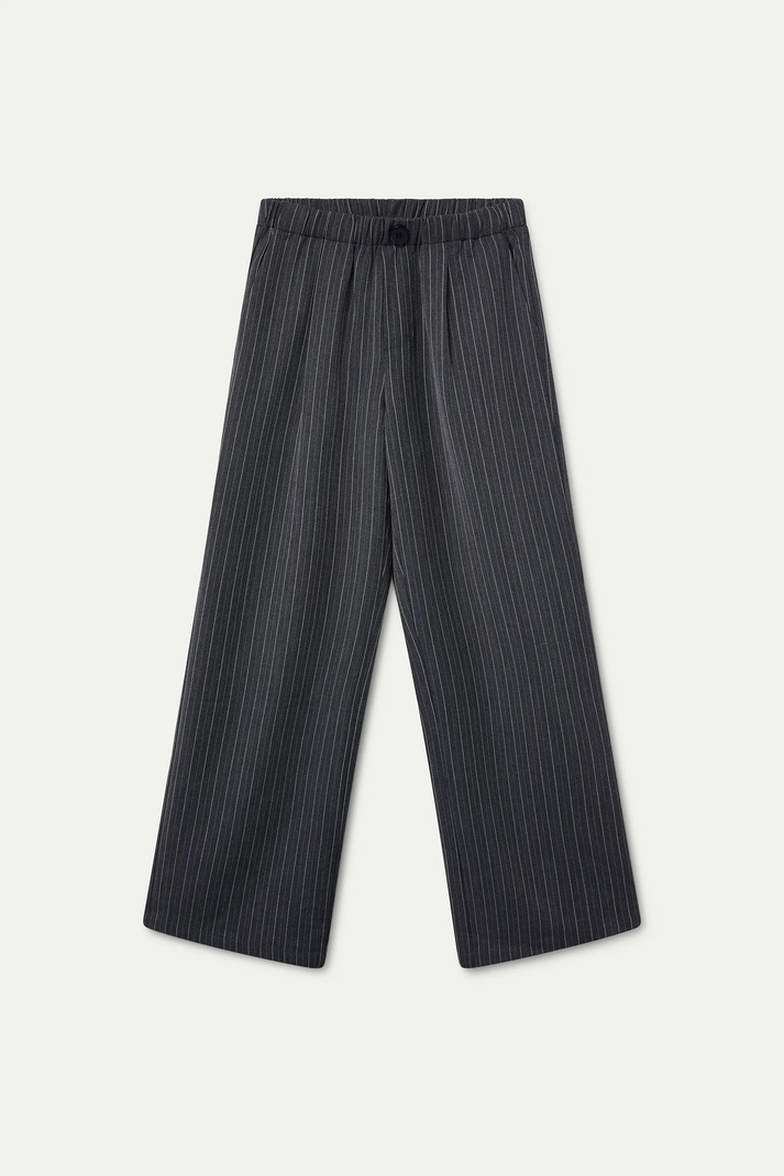 Compania Fantastică Grey Pinstripe Trousers