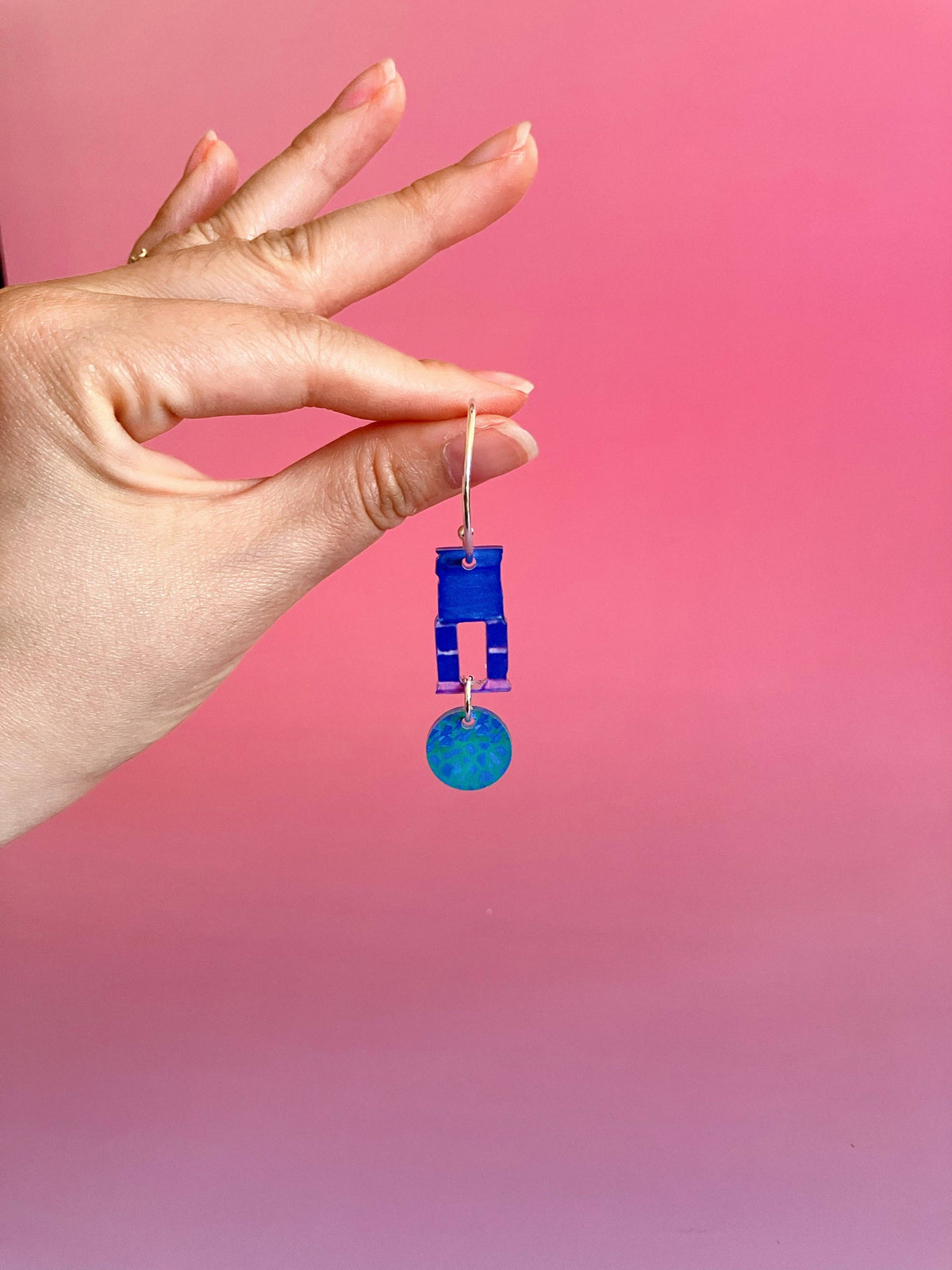 Wearable Masterpiece Earrings: Piet Mondrian Church Tower in Zeeland