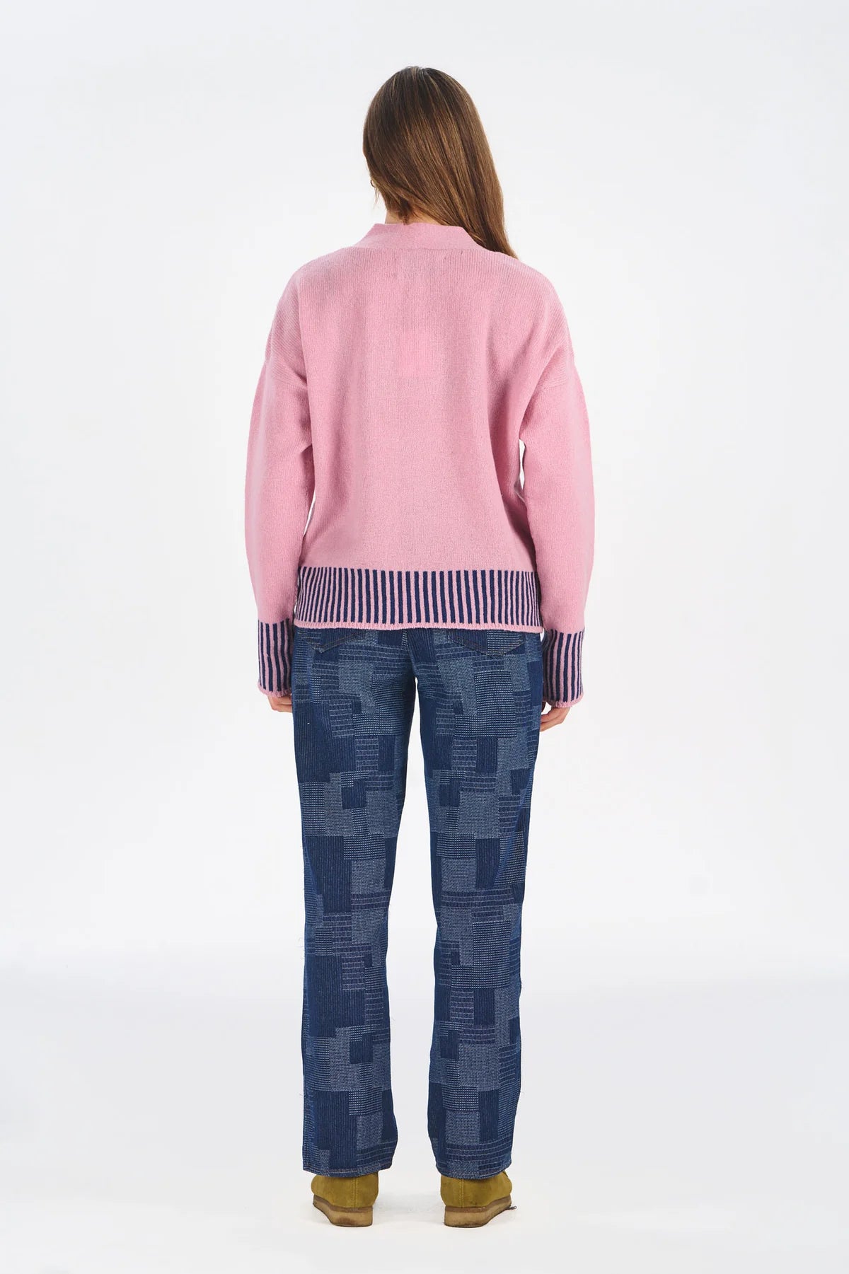 Komodo Cosi Pink Merino Cardigan