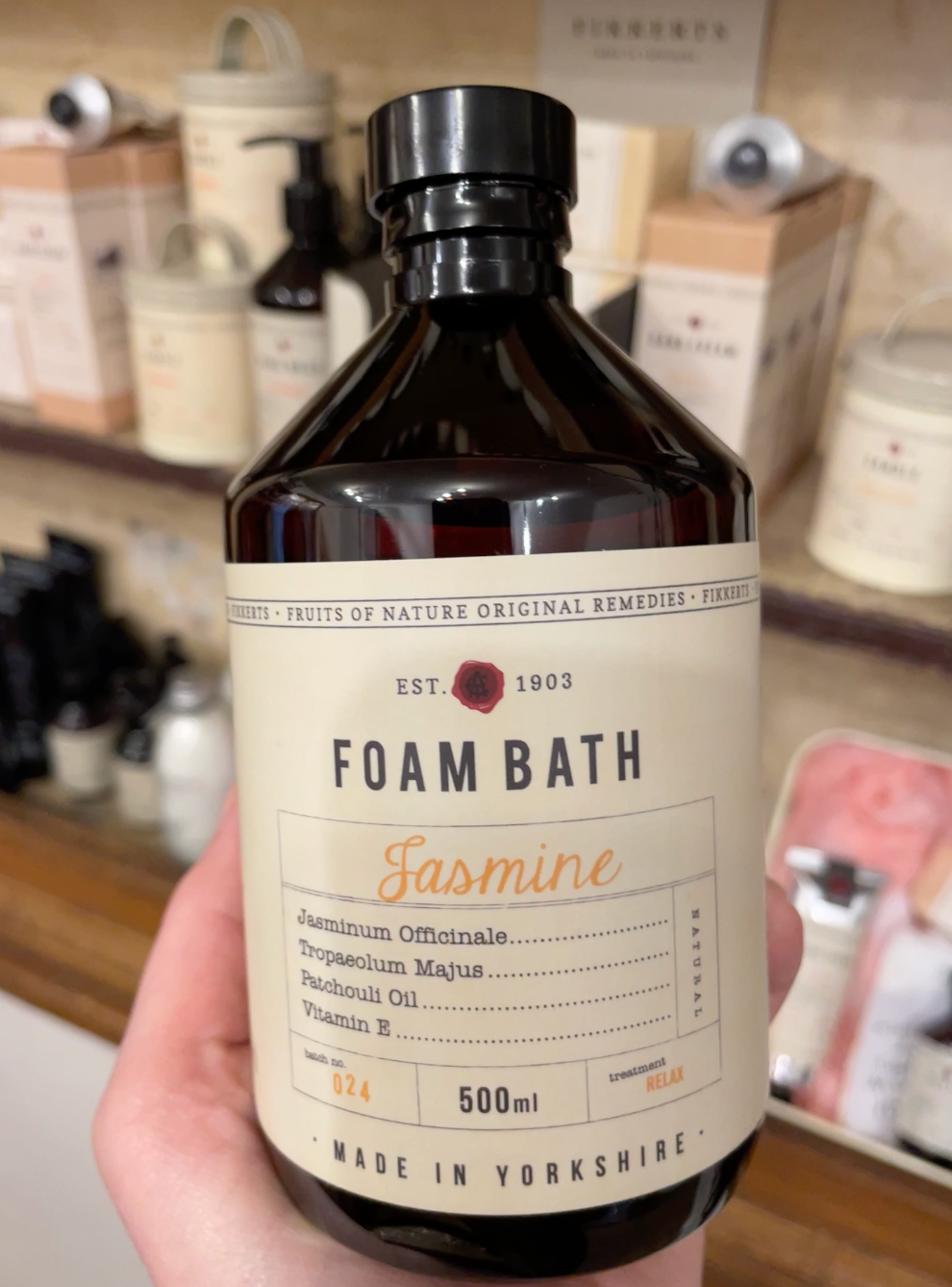 Fikkerts Jasmine Foam Bath