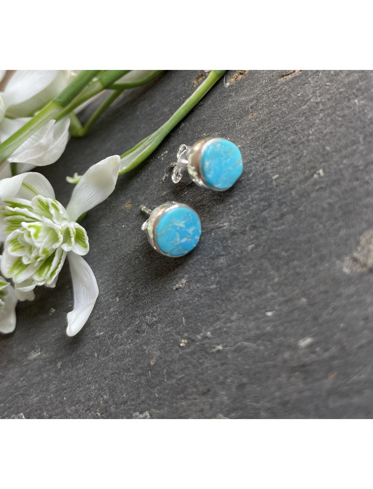 Turquoise Round Studs