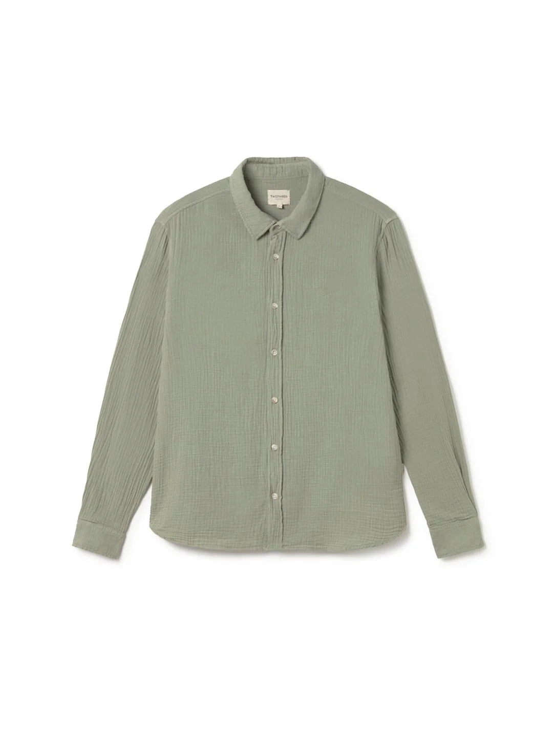 Two Thirds Pistachio Green Unyee Cotton Shirt