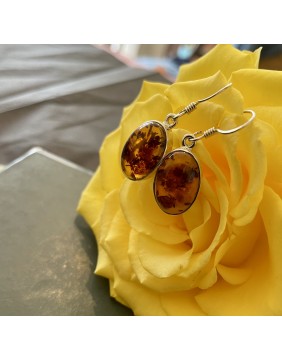 Oval Golden Baltic Amber...