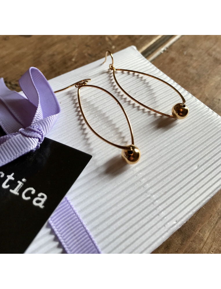 Gold Twist Earrings