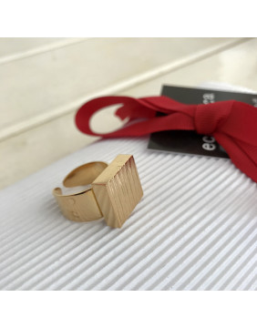 Textured Square Ring