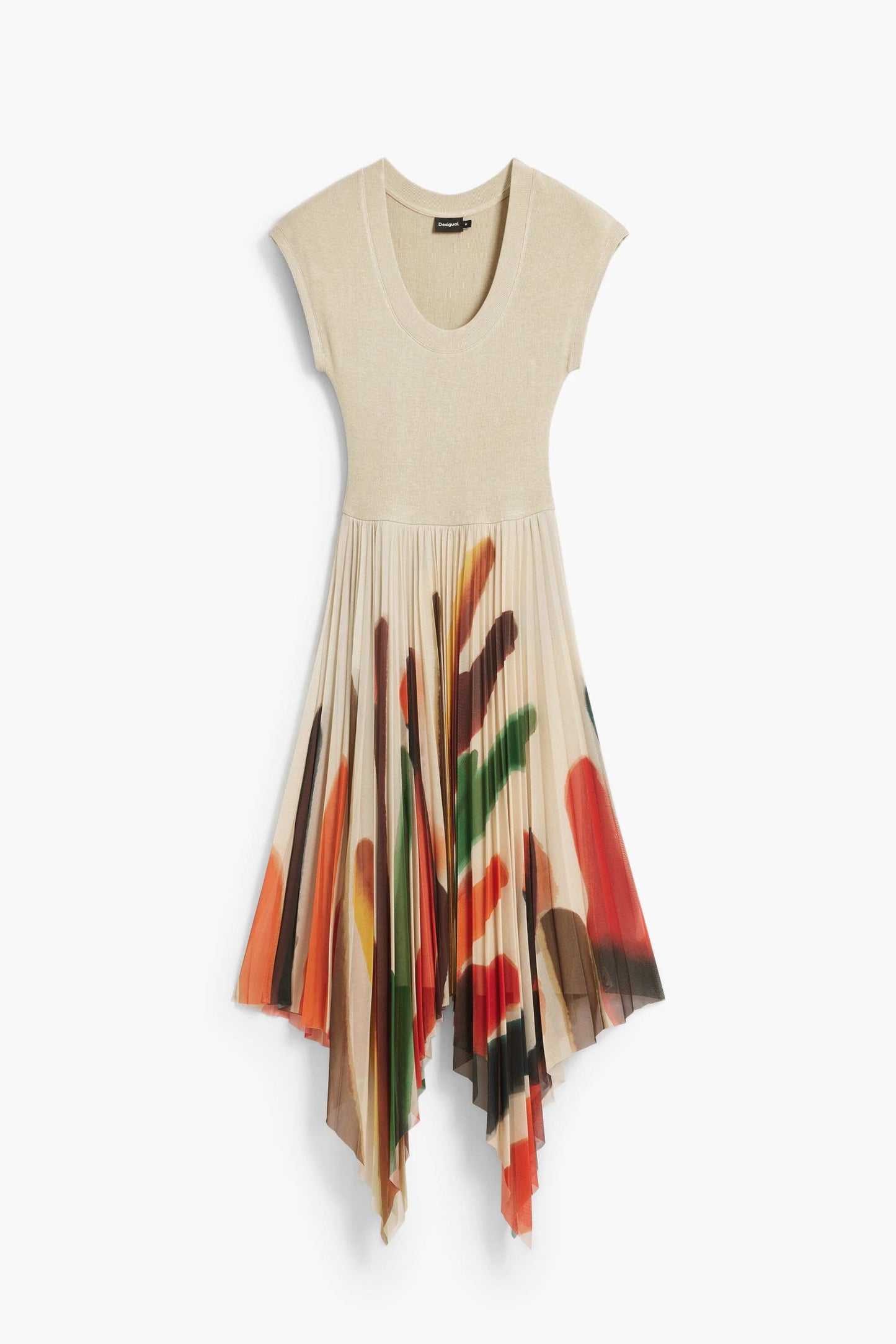 Desigual X Lacroix Handkerchief  Hem Dress