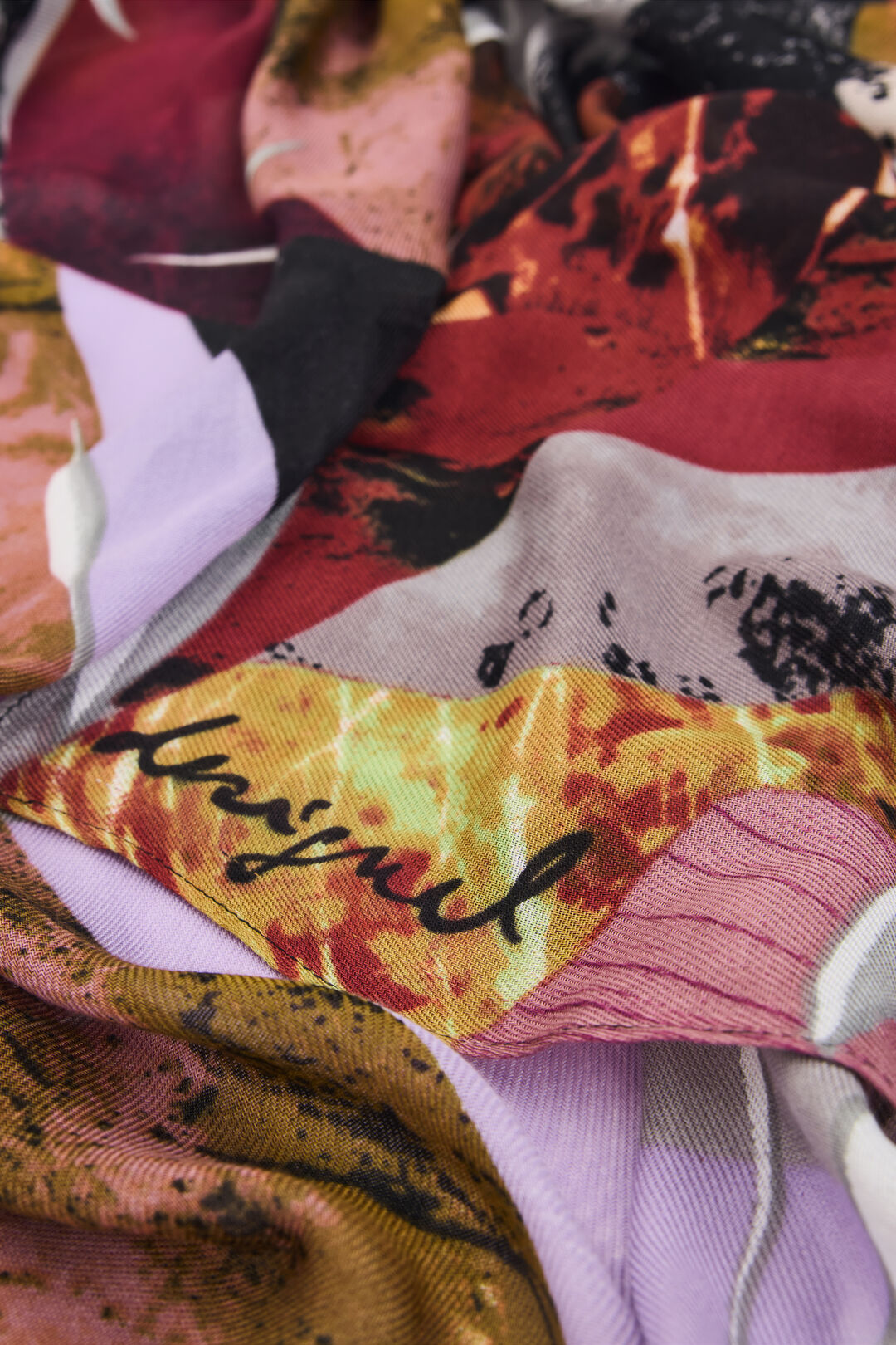 Desigual 'Tutti Fruit' Patterned Scarf