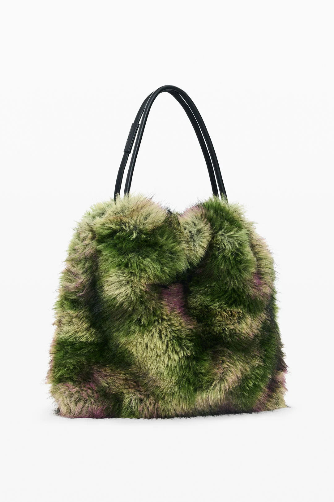 Desigual X Lacroix camouflage Faux Fur Bag