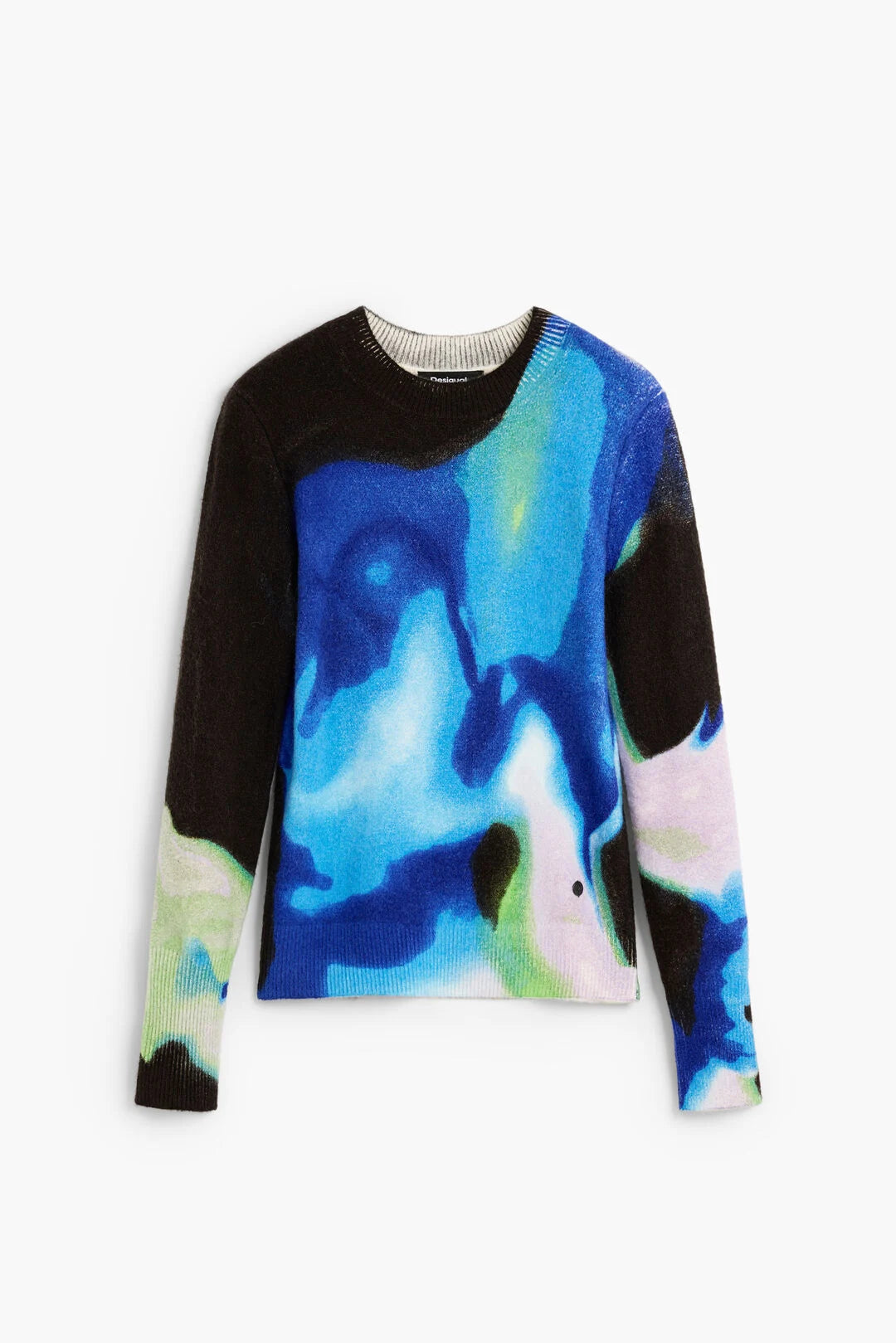 Desigual X Lacroix Blue Patterned Jumper
