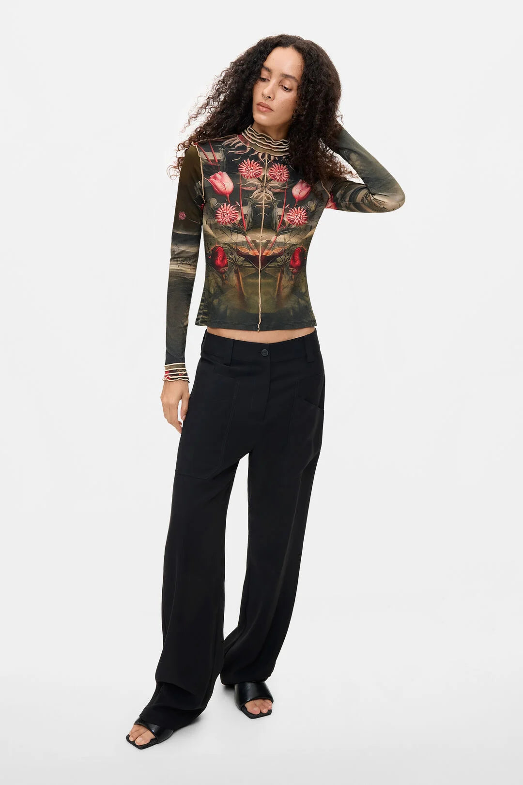 Desigual Graphic Floral T'Shirt
