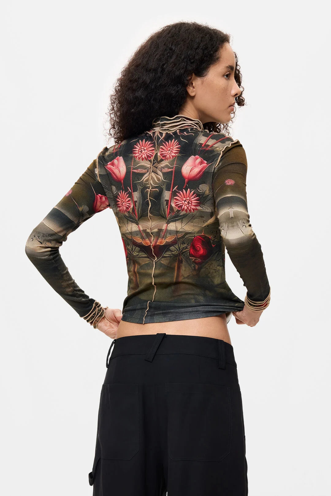 Desigual Graphic Floral T'Shirt