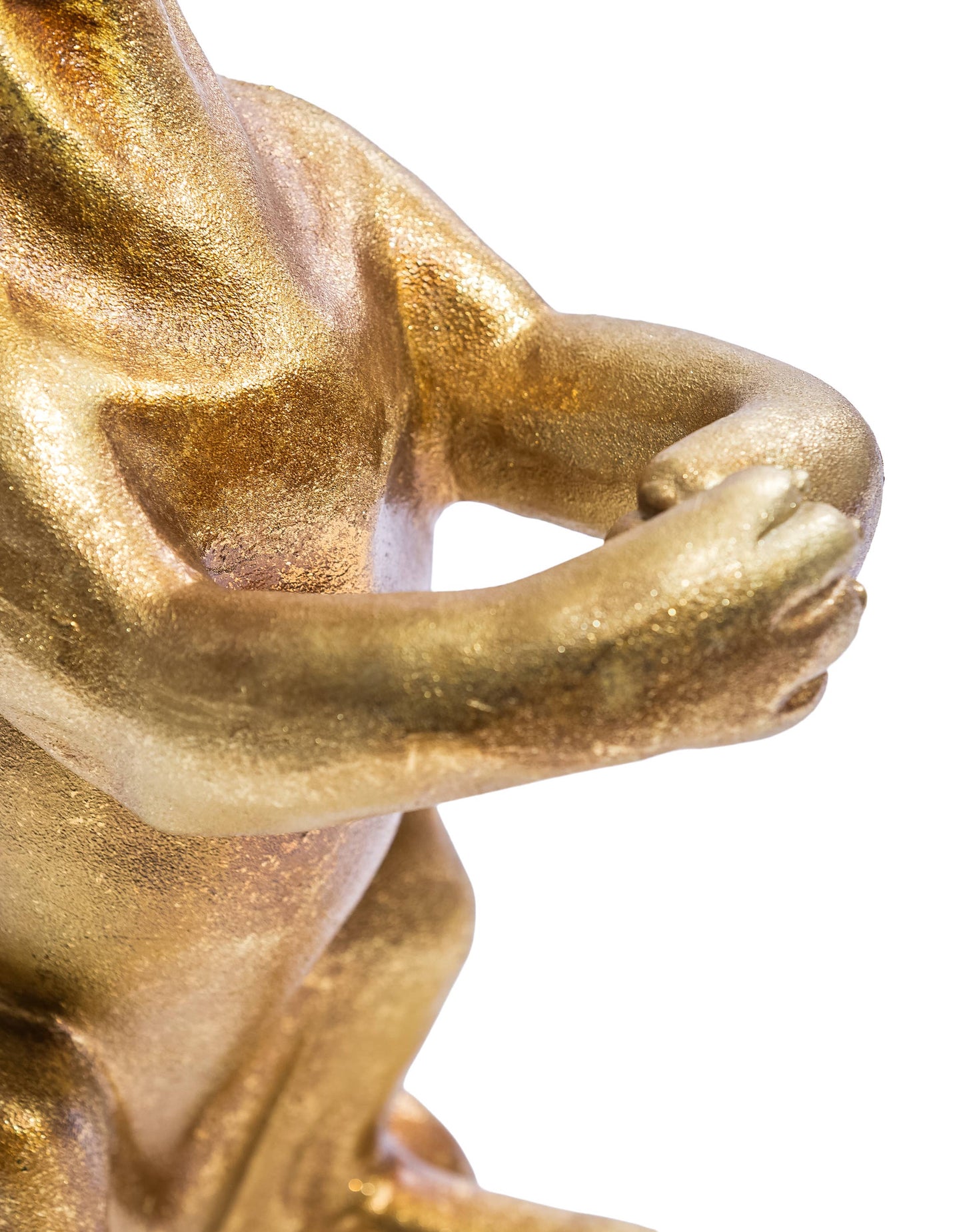 "Helpful Hound" Umbrella Stand in Antique Gold