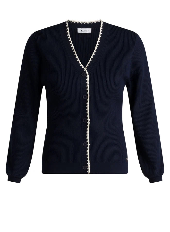 Ivy Beau Hayley Navy Cardigan