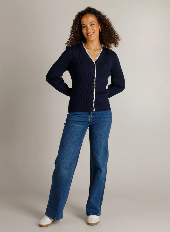 Ivy Beau Hayley Navy Cardigan