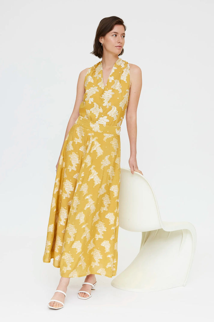 Compania Fantastică Jacquard Yellow Top