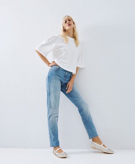 Access White Cotton T'shirt