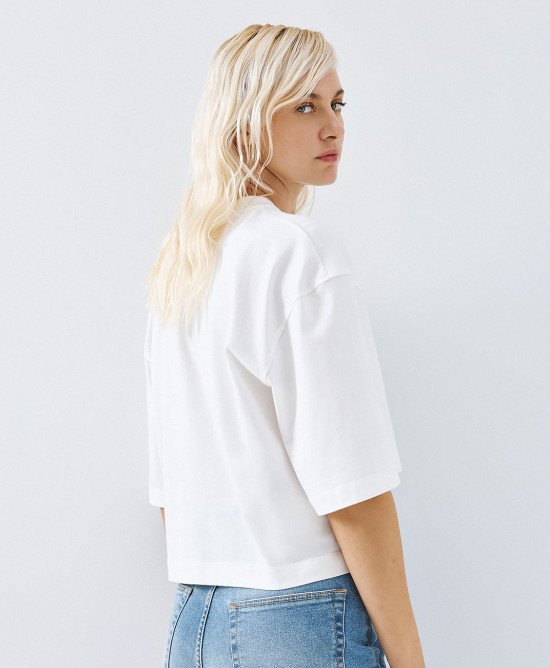 Access White Cotton T'shirt