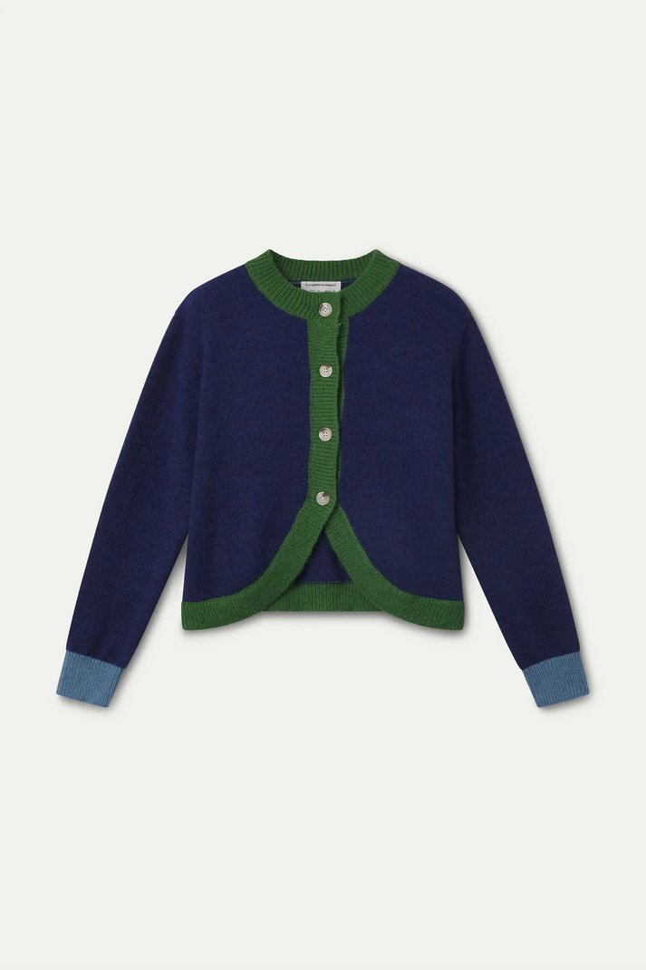 Compania Fantastică Blue & Green Cardigan
