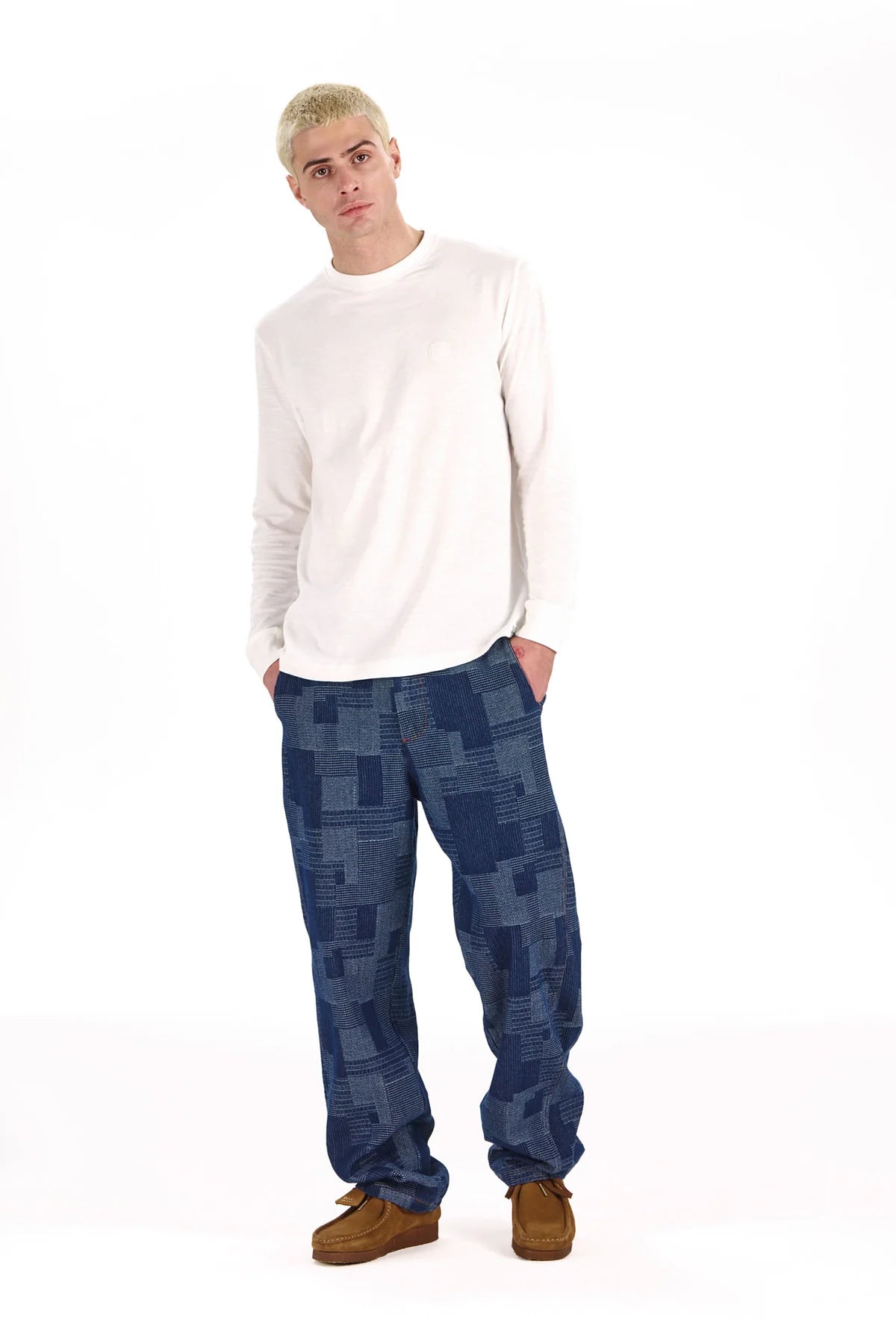 Komodo Makulu Blue Patch Denim Trouser