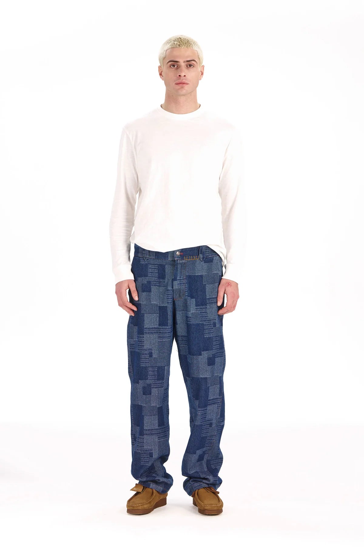 Komodo Makulu Blue Patch Denim Trouser