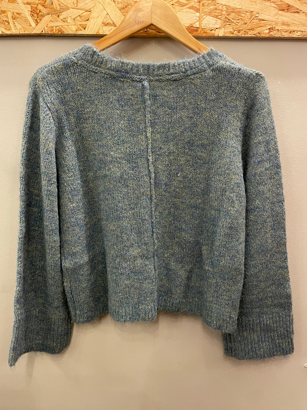 Nomads Duck Egg Blue Cropped Jumper