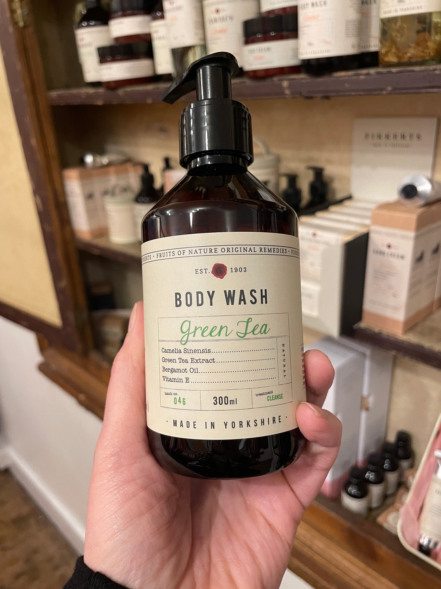 Fikkerts Green Tea Body Wash