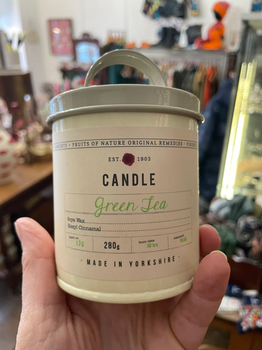 Fikkerts Green Tea Scented Candle
