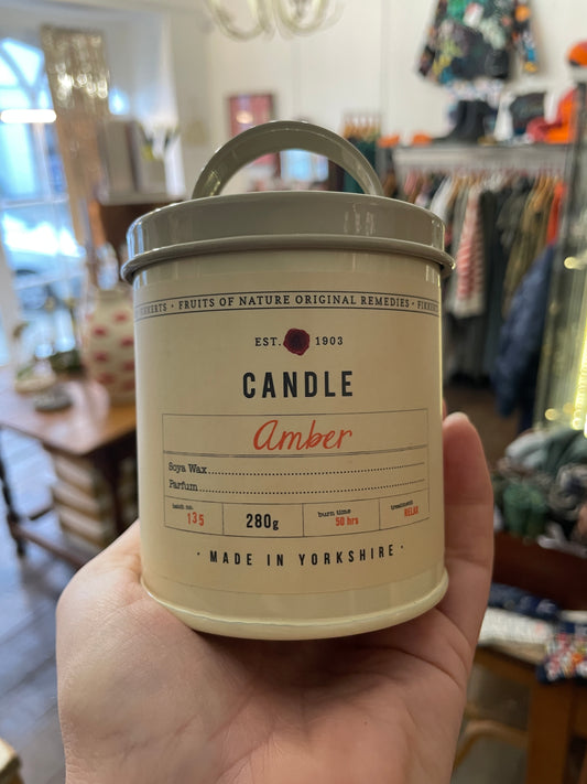 Fikkerts Amber Scented Candle large Fikkerts Amber Scented Candle