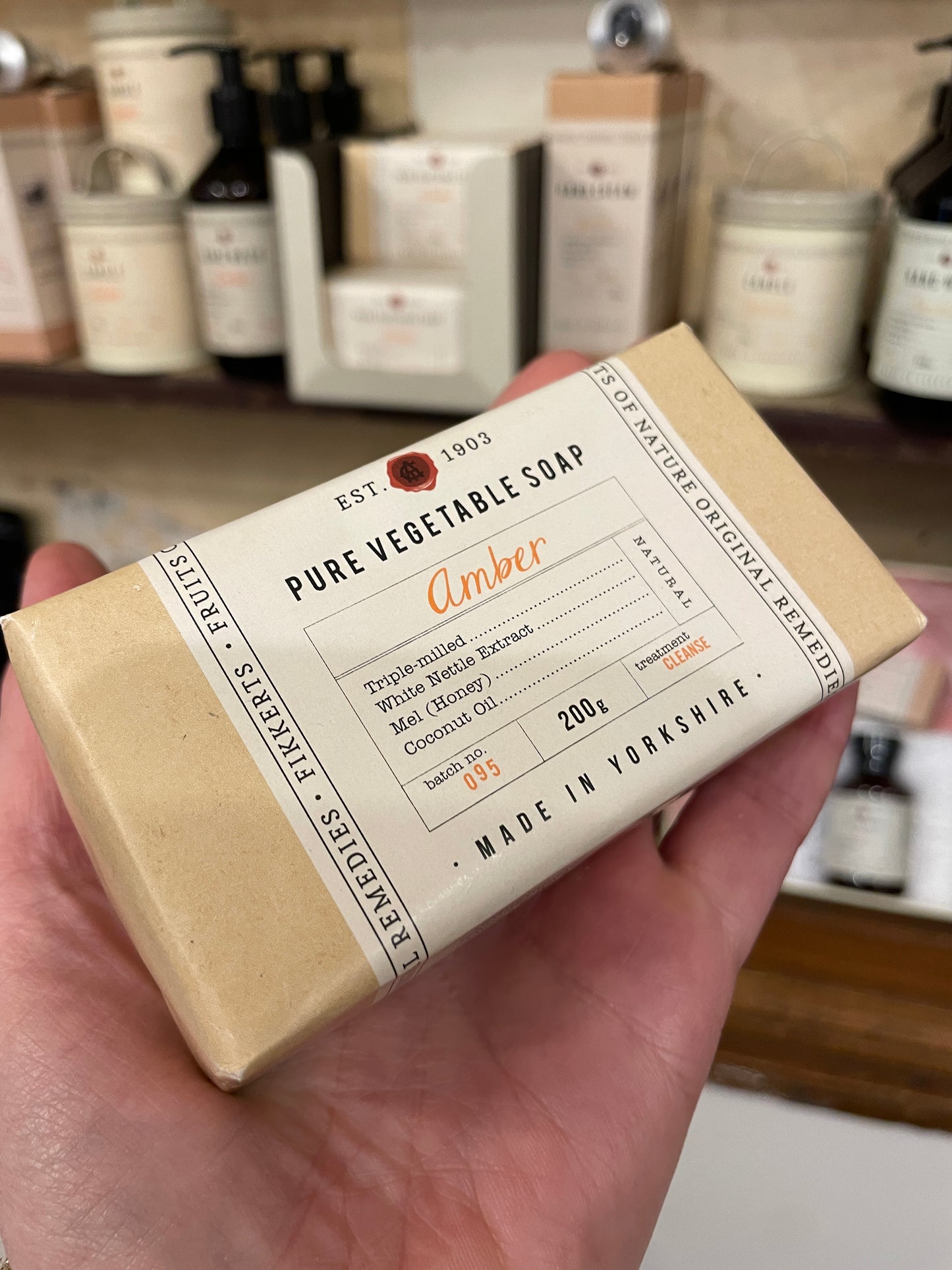 Fikkerts Amber Wrapped Soap