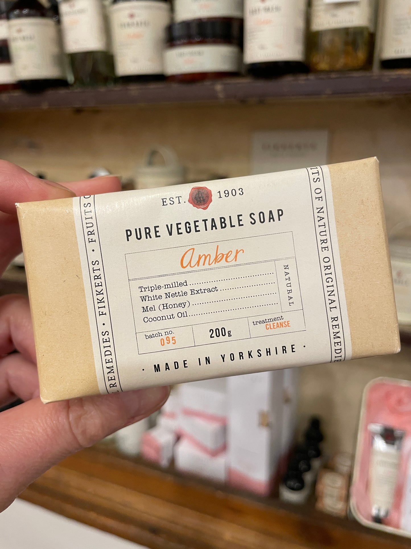 Fikkerts Amber Wrapped Soap