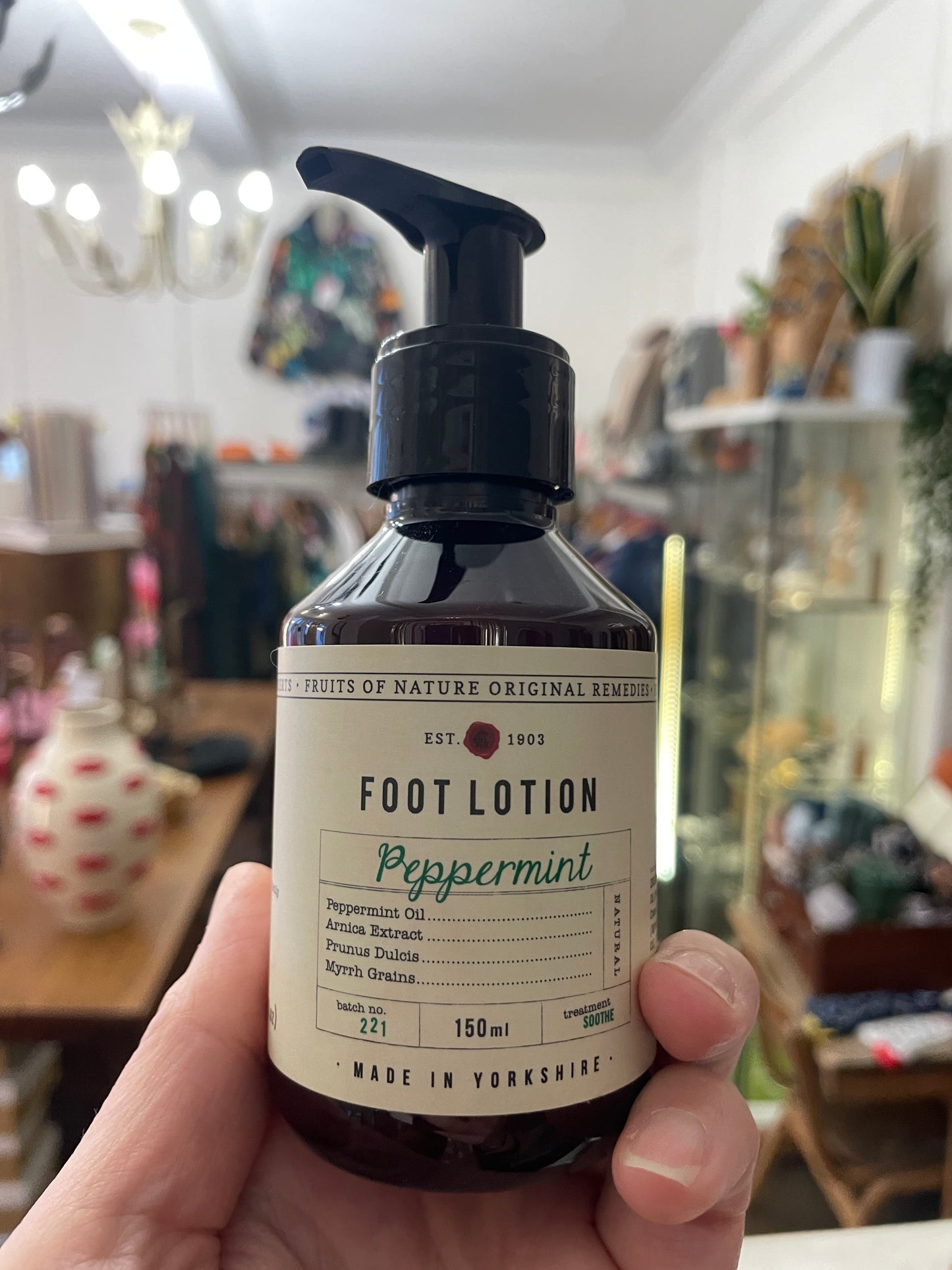 Fikkerts Peppermint Foot Lotion