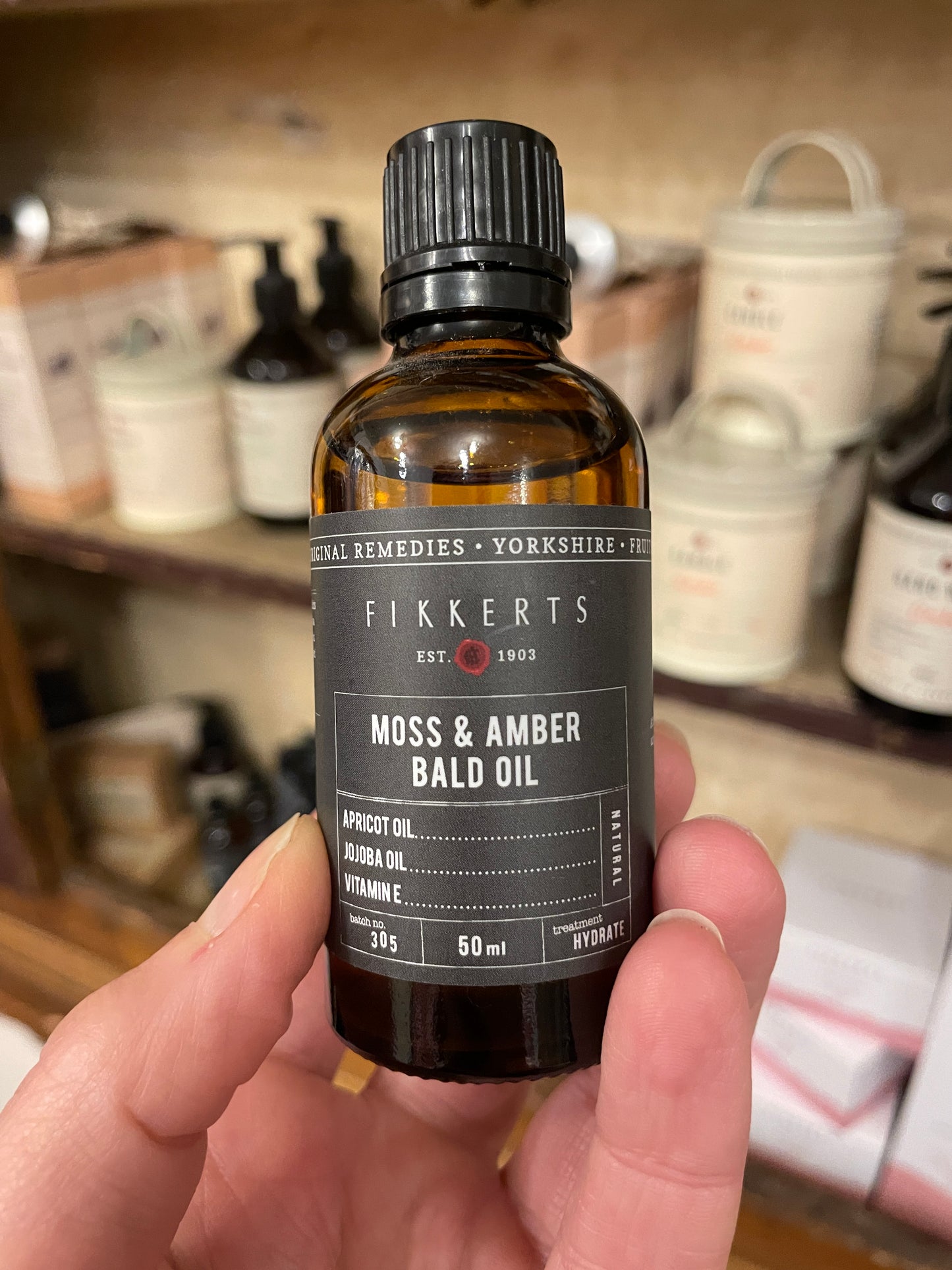 Fikkerts Moss & Amber Bald Oil