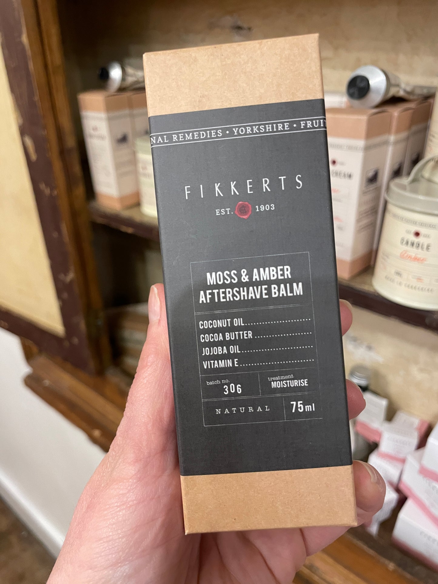 Fikkerts Moss & Amber Aftershave Balm