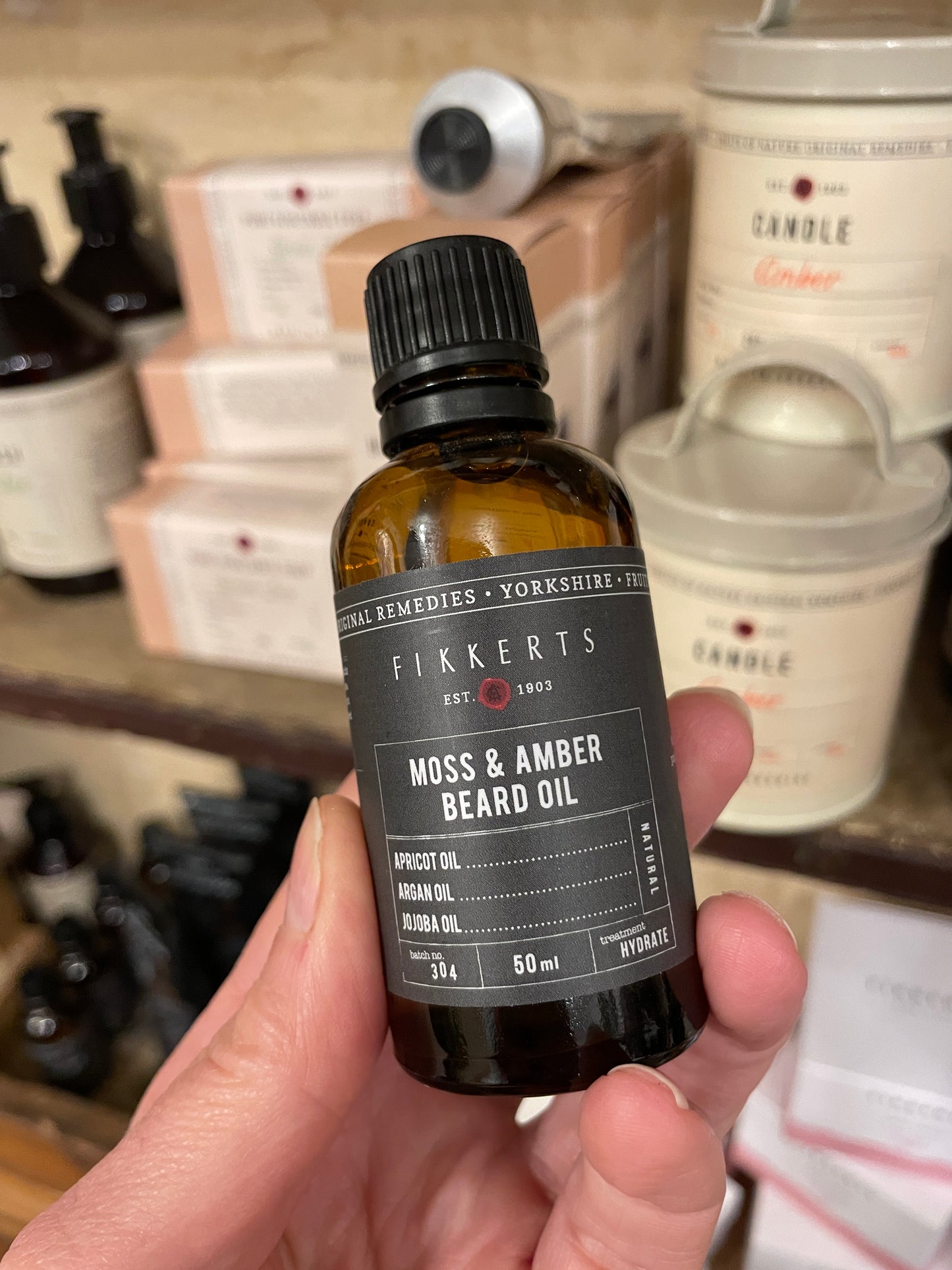 Fikkerts Moss & Amber Beard Oil