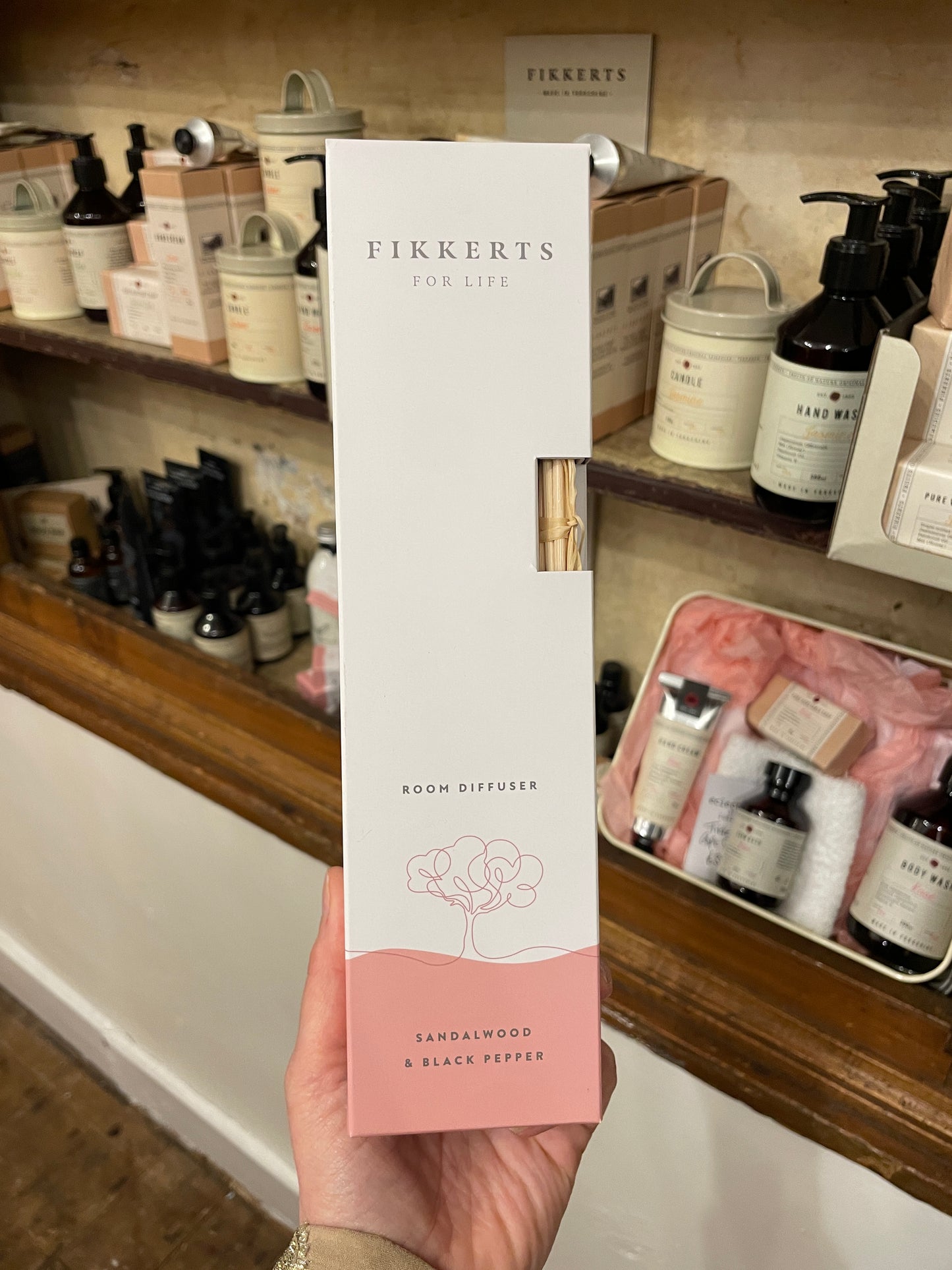 Fikkerts For Life Sandalwood & Black Pepper Room Diffuser