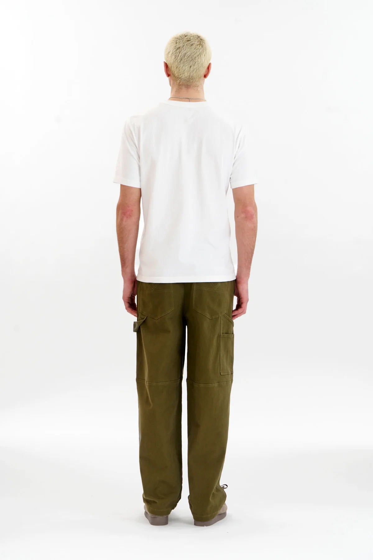 Komodo Khaki Green Theo Cargo Trousers