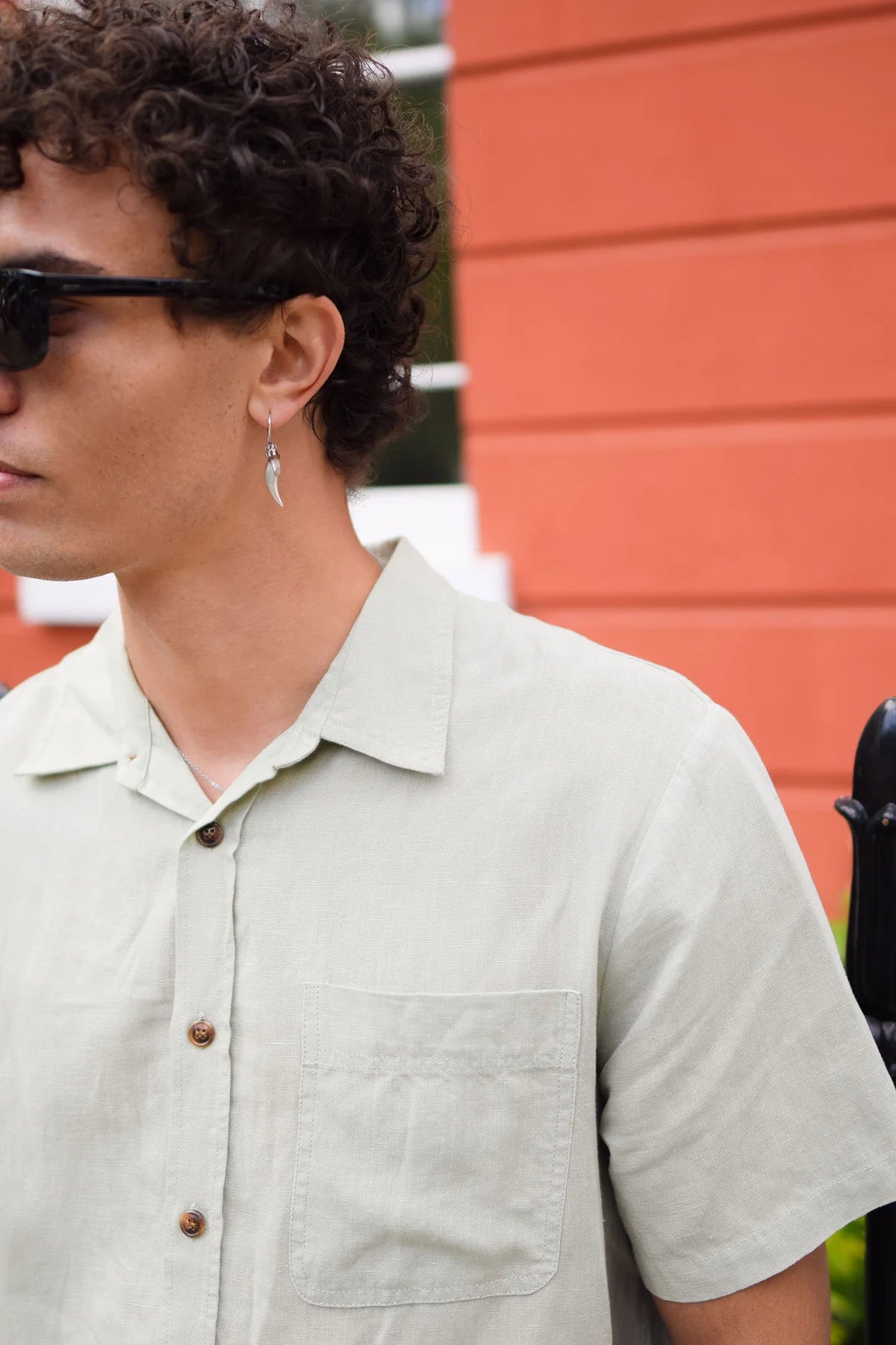 Komodo Pistachio Green Loyle Short Sleeve Shirt