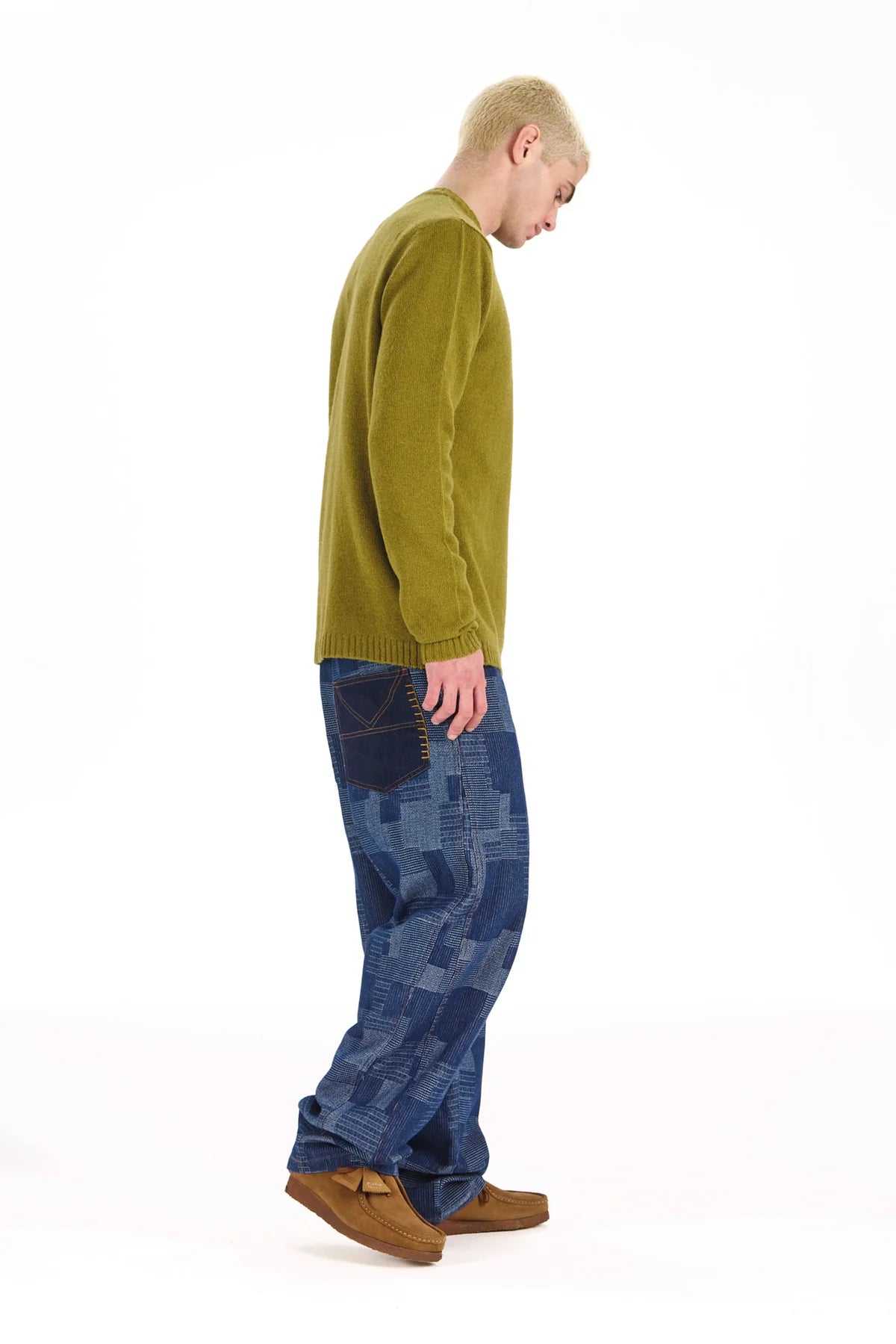 Komodo Makulu Blue Patch Denim Trouser