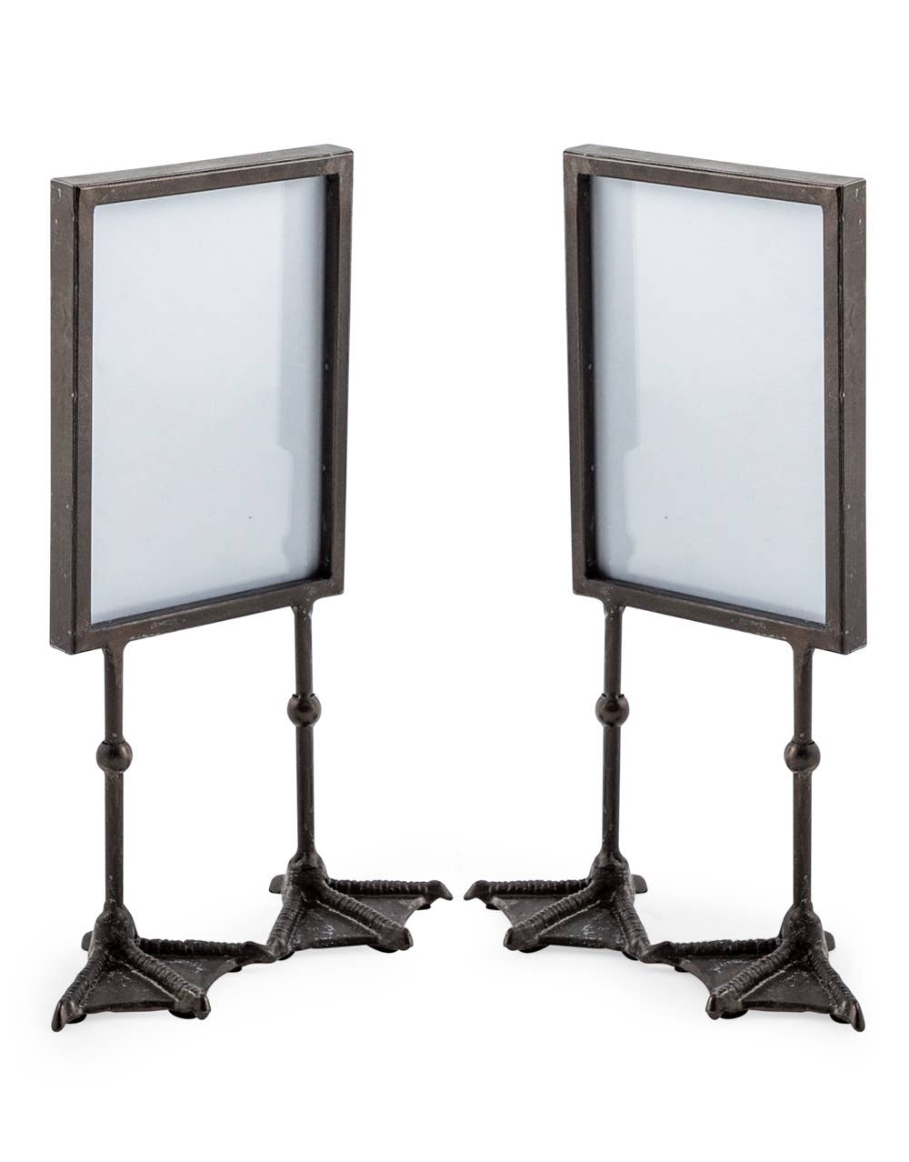 Antique Black 5x7" Duck Feet Portrait Photo Frame
