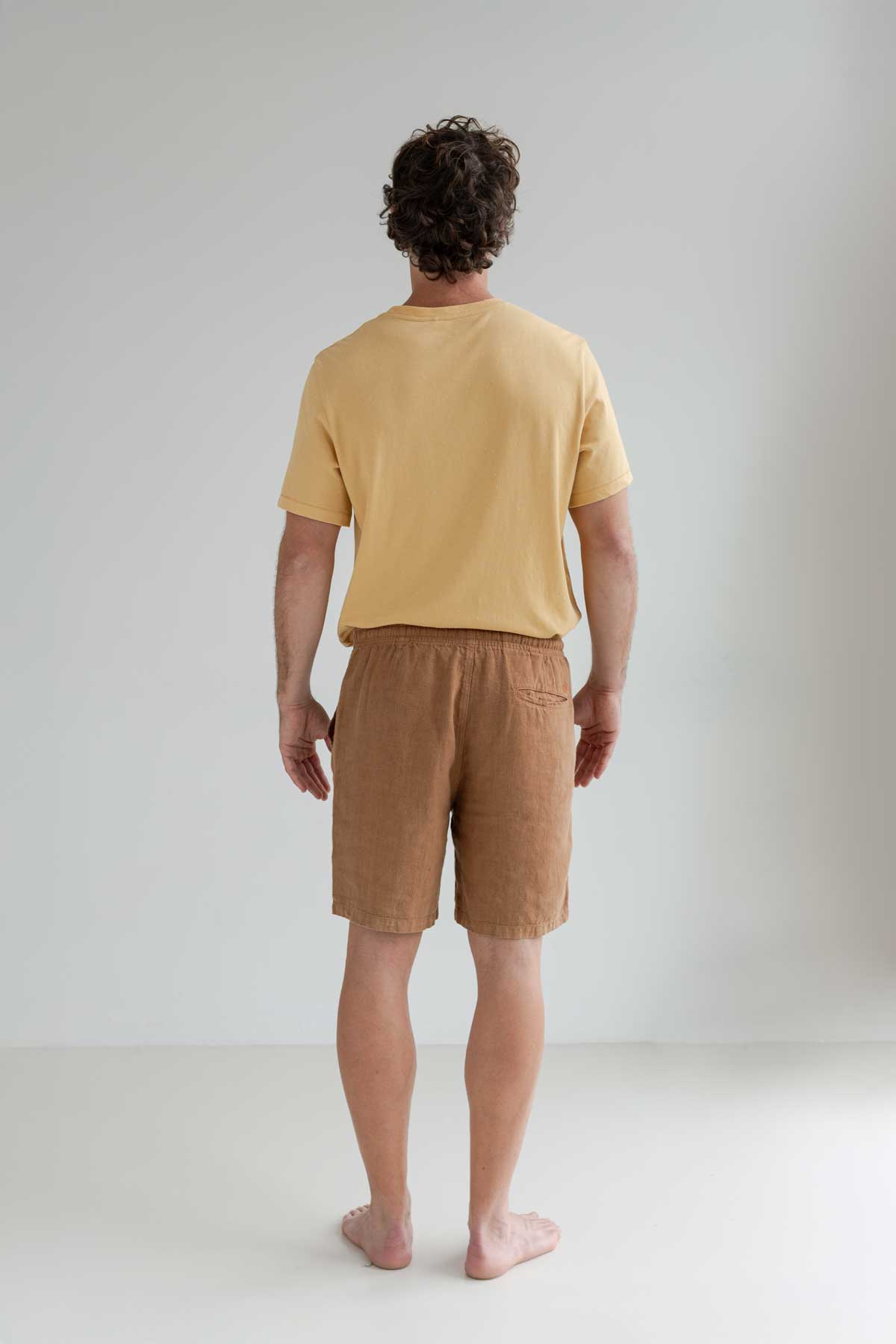 Two Thirds Bagaat Adobe Linen Shorts