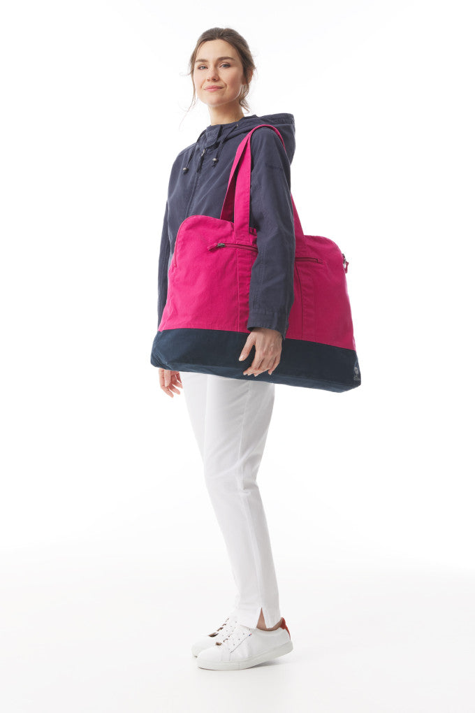 Mousqueton Pink Canvas Holdall