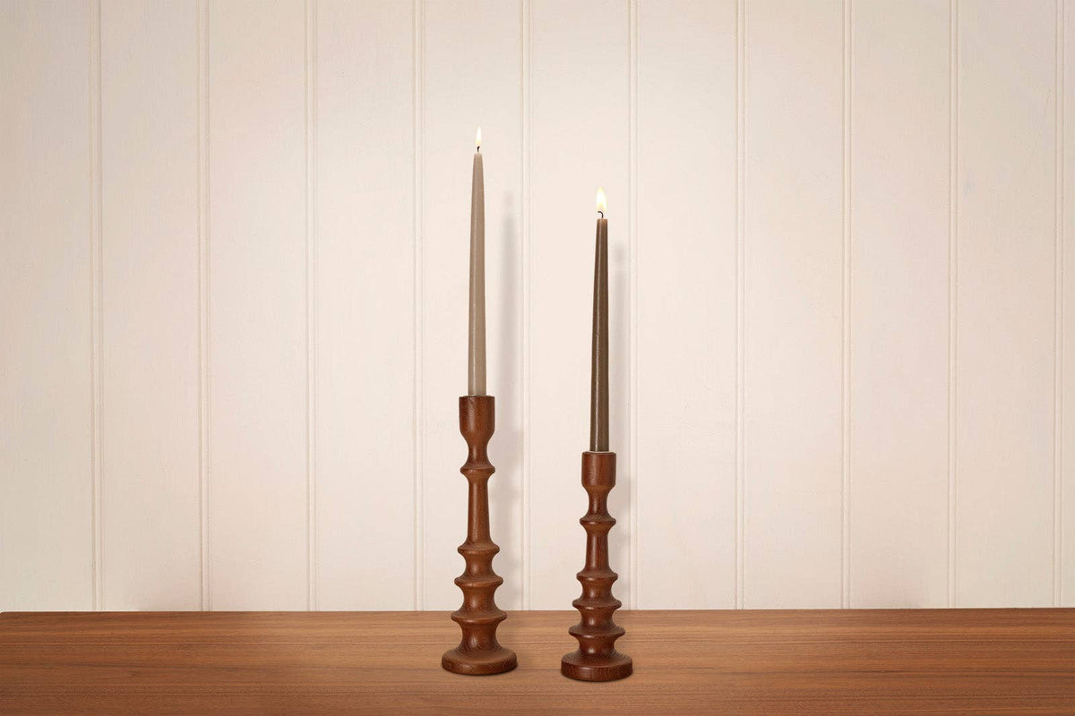Large Wooden Candle Holder