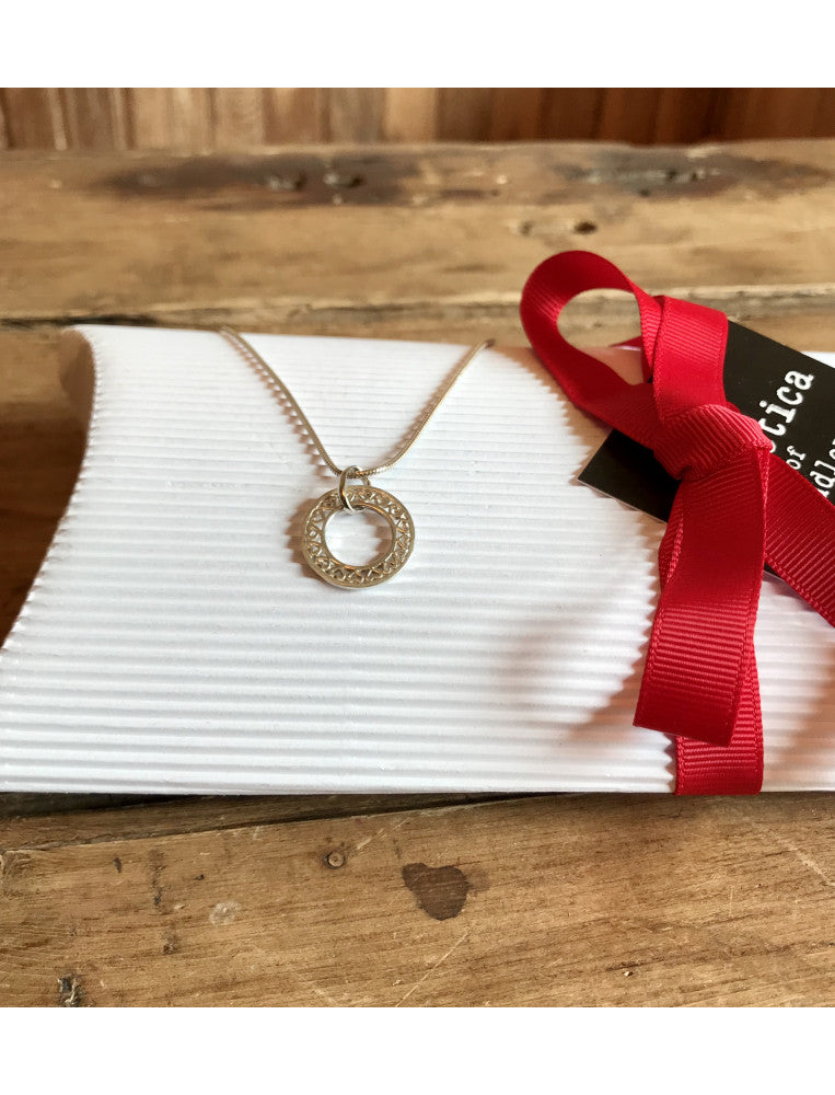 Circular Heart Necklace