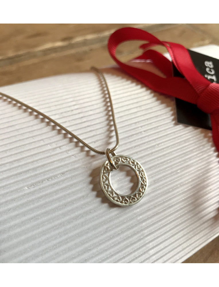 Circular Heart Necklace