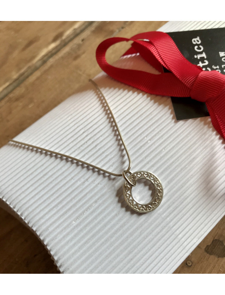 Circular Heart Necklace