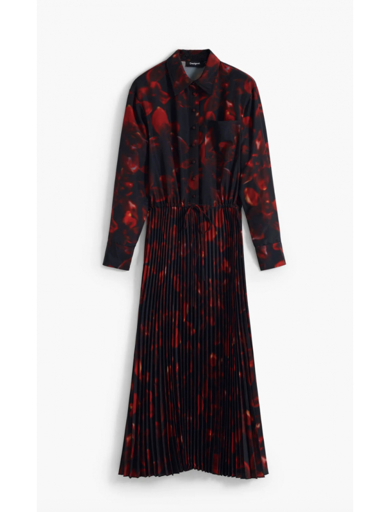 Desigual Plisado Pleated Dress