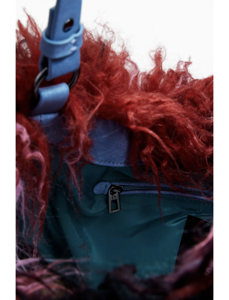 Desigual X Lacroix Faux Fur Bag