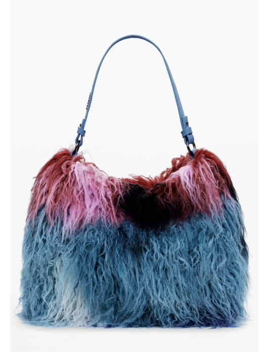 Desigual X Lacroix Faux Fur Bag